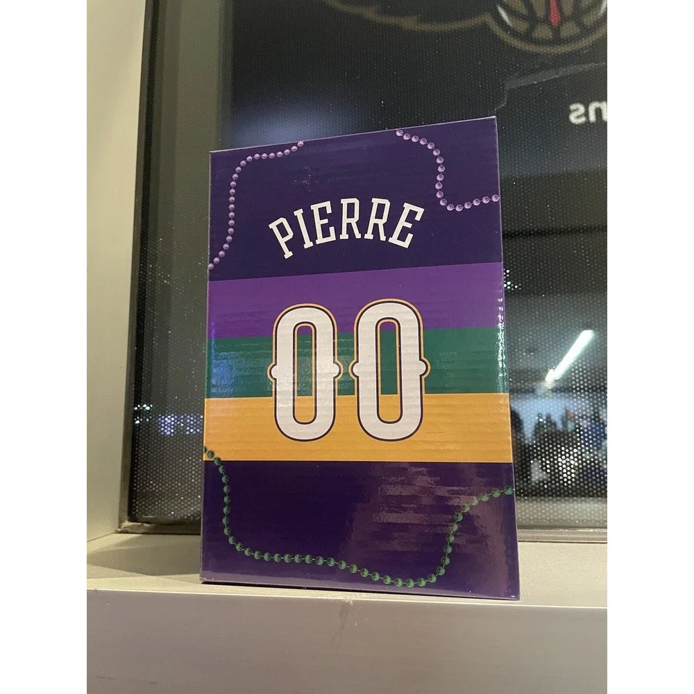 PIERRE THE PELICAN BOBBLEHEAD New Orleans Pelicans 2023 Mardi Gras Edition RARE